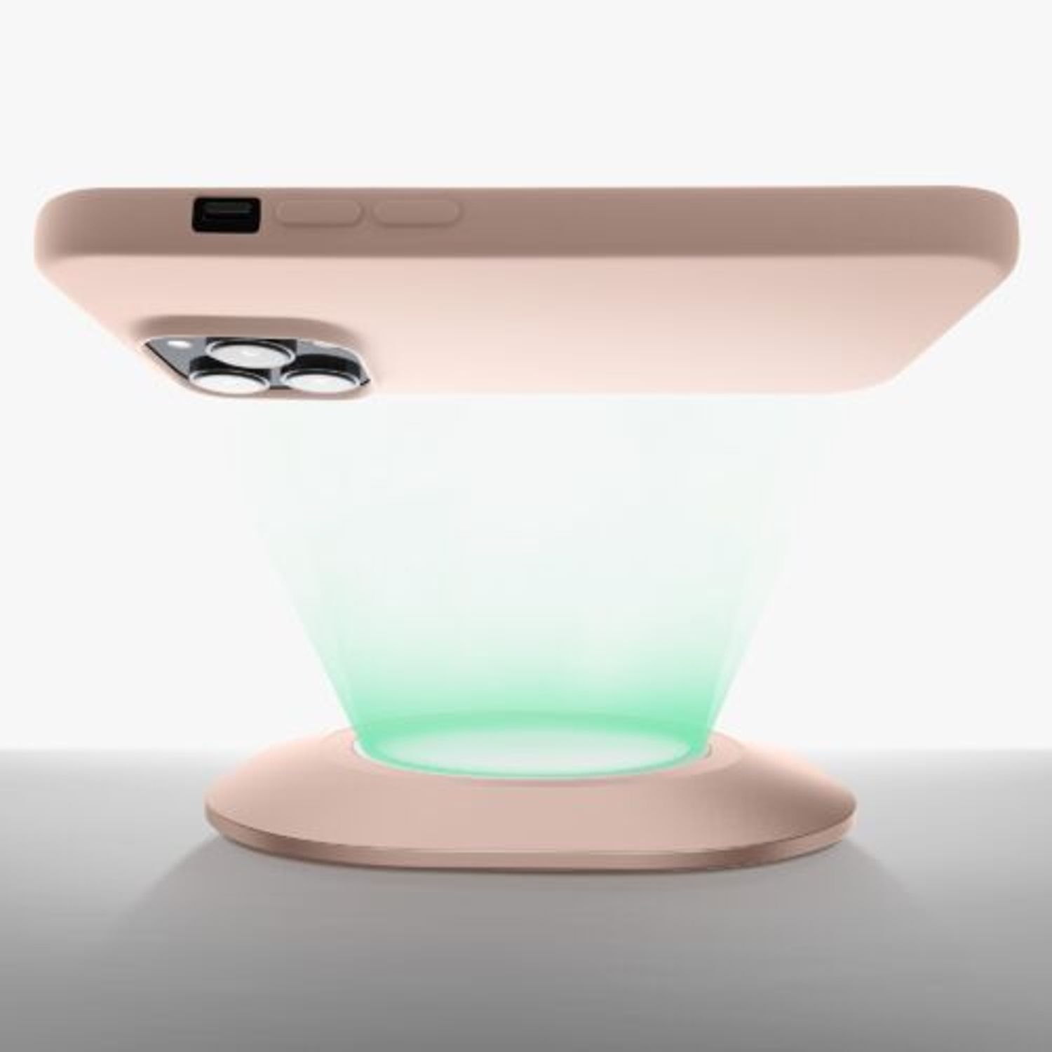 Husa Kwmobile pentru Apple iPhone 14 Pro, Silicon, Crem, 59081.225 fotografia produsului View 11 L