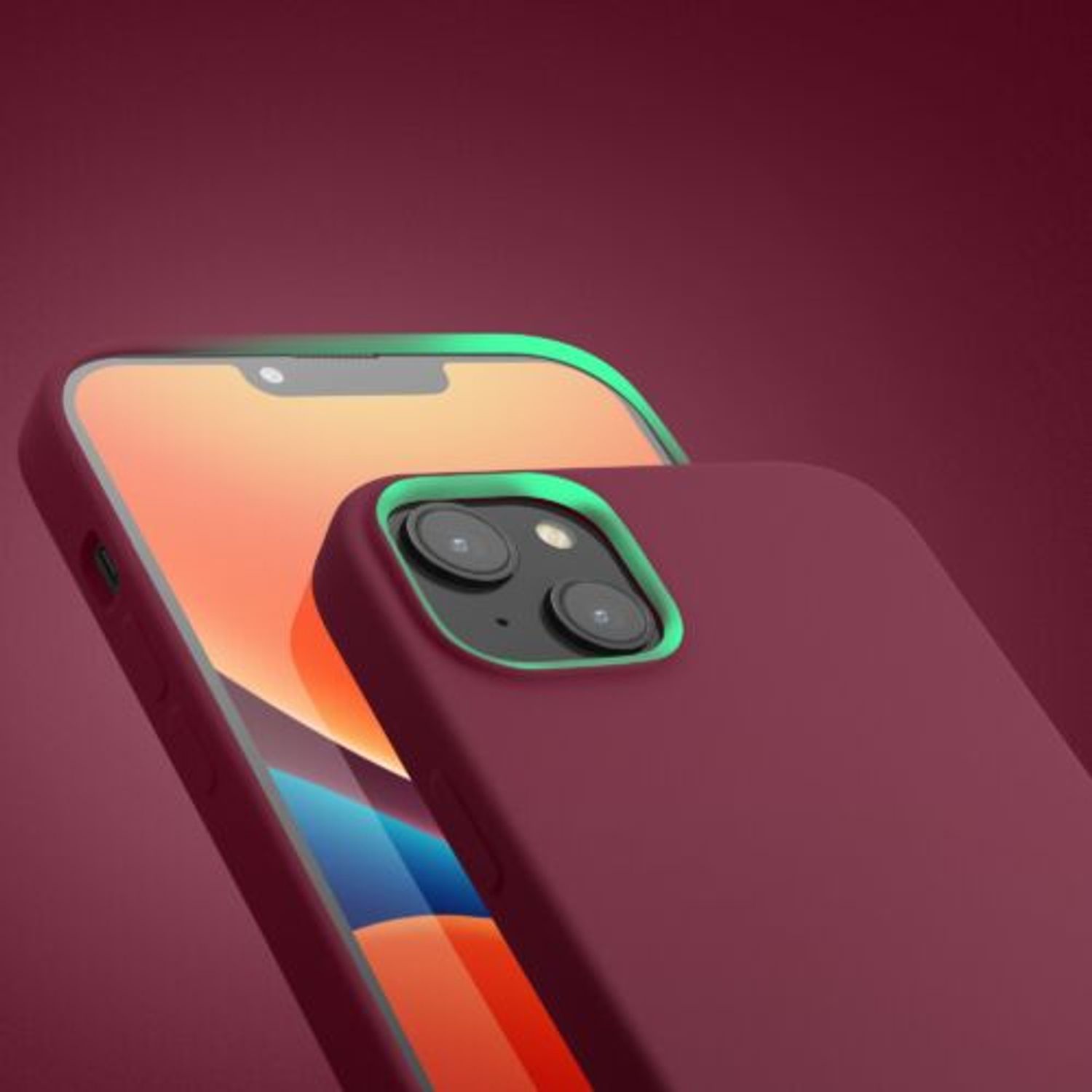 Husa Kwmobile pentru Apple iPhone 14 Plus, Silicon, Violet, 59072.209 fotografia produsului View 12 L