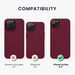 Husa Kwmobile pentru Apple iPhone 14 Plus, Silicon, Violet, 59072.209 fotografia produsului View 2 S