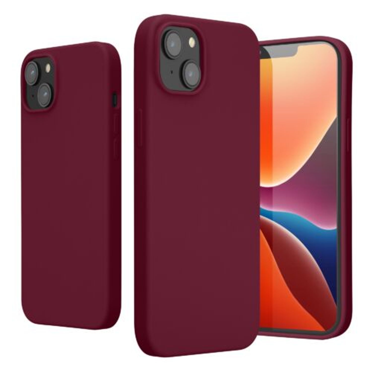 Husa Kwmobile pentru Apple iPhone 14 Plus, Silicon, Violet, 59072.209 fotografia produsului