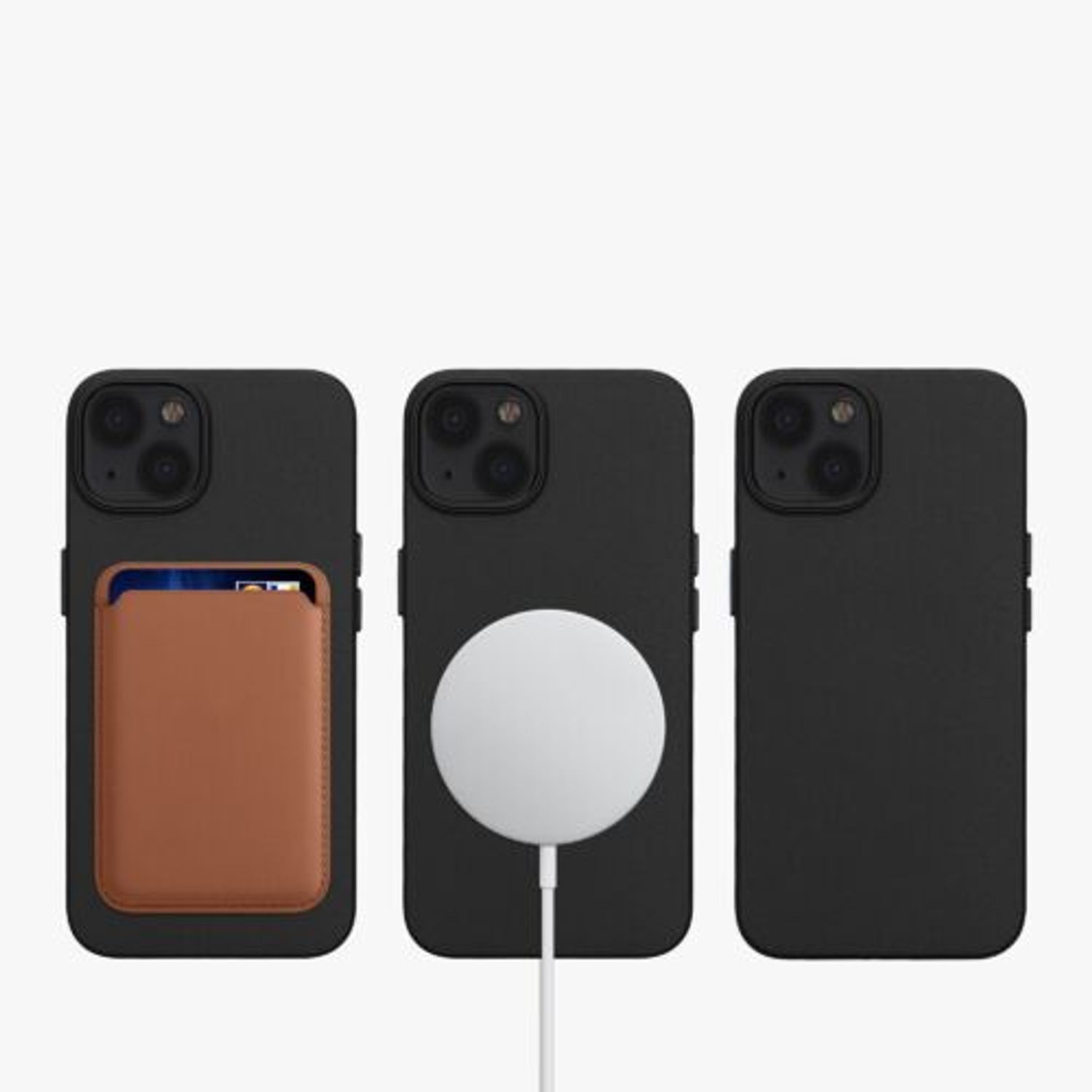 Husa Kwmobile pentru Apple iPhone 13, Silicon, Negru, 58247.01 fotografia produsului View 10 L