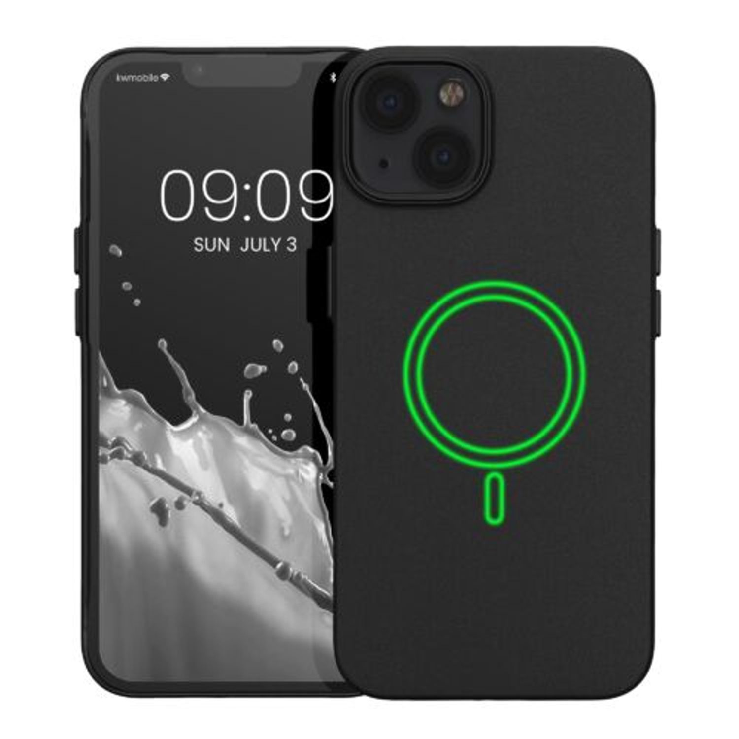 Husa Kwmobile pentru Apple iPhone 13, Silicon, Negru, 58247.01 fotografia produsului