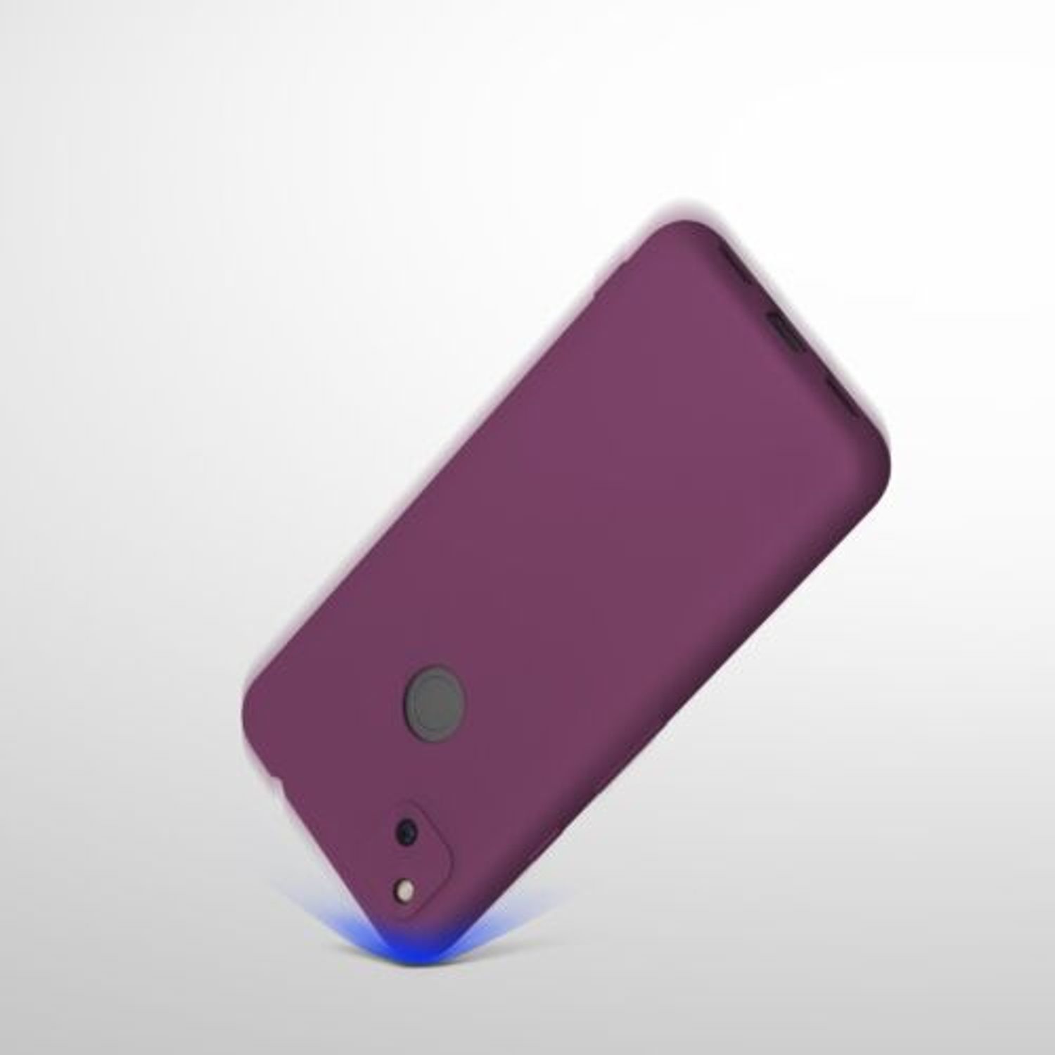 Husa pentru Google Pixel 4a, Silicon, Violet, 52357.187 fotografia produsului View 10 L