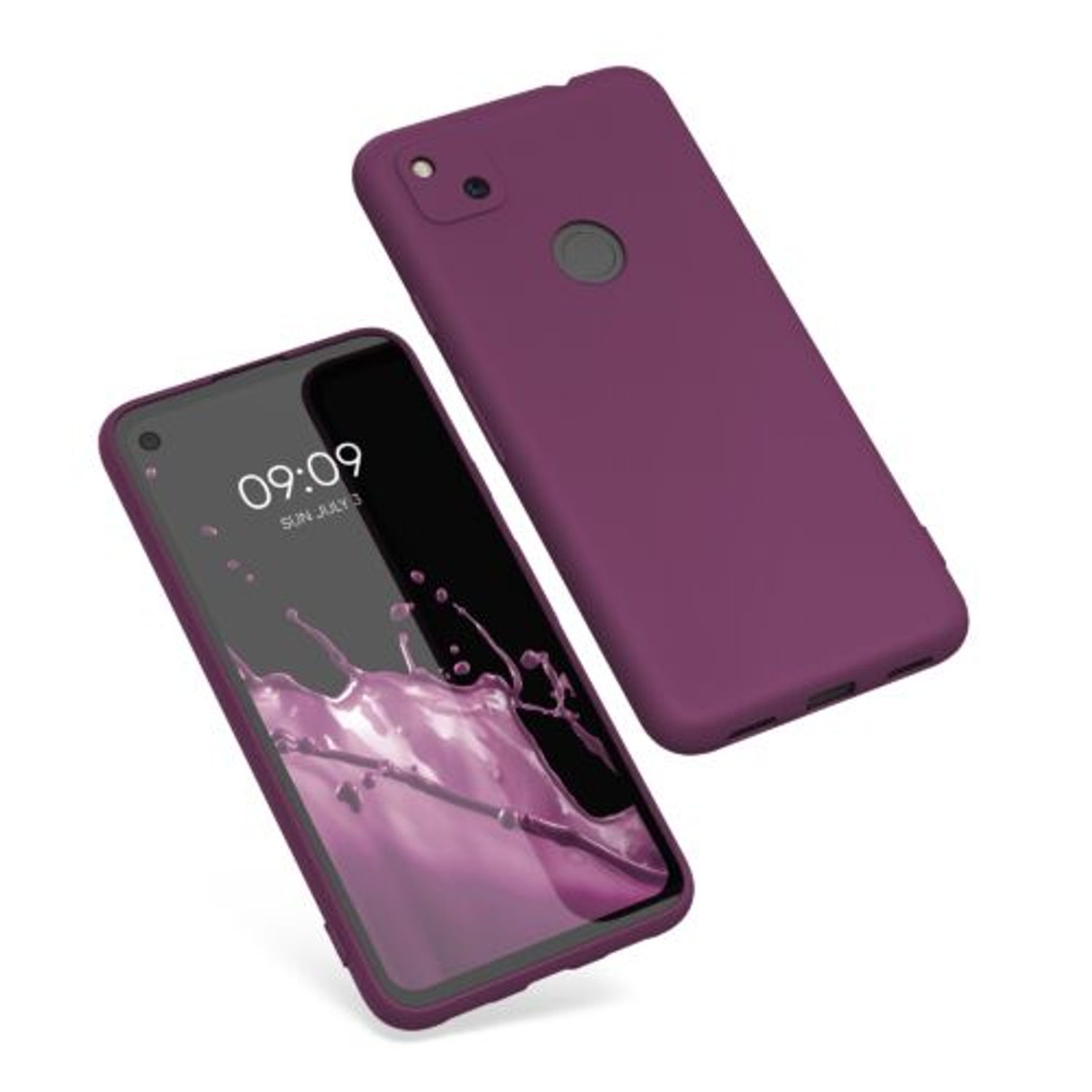 Husa pentru Google Pixel 4a, Silicon, Violet, 52357.187 fotografia produsului View 2 L