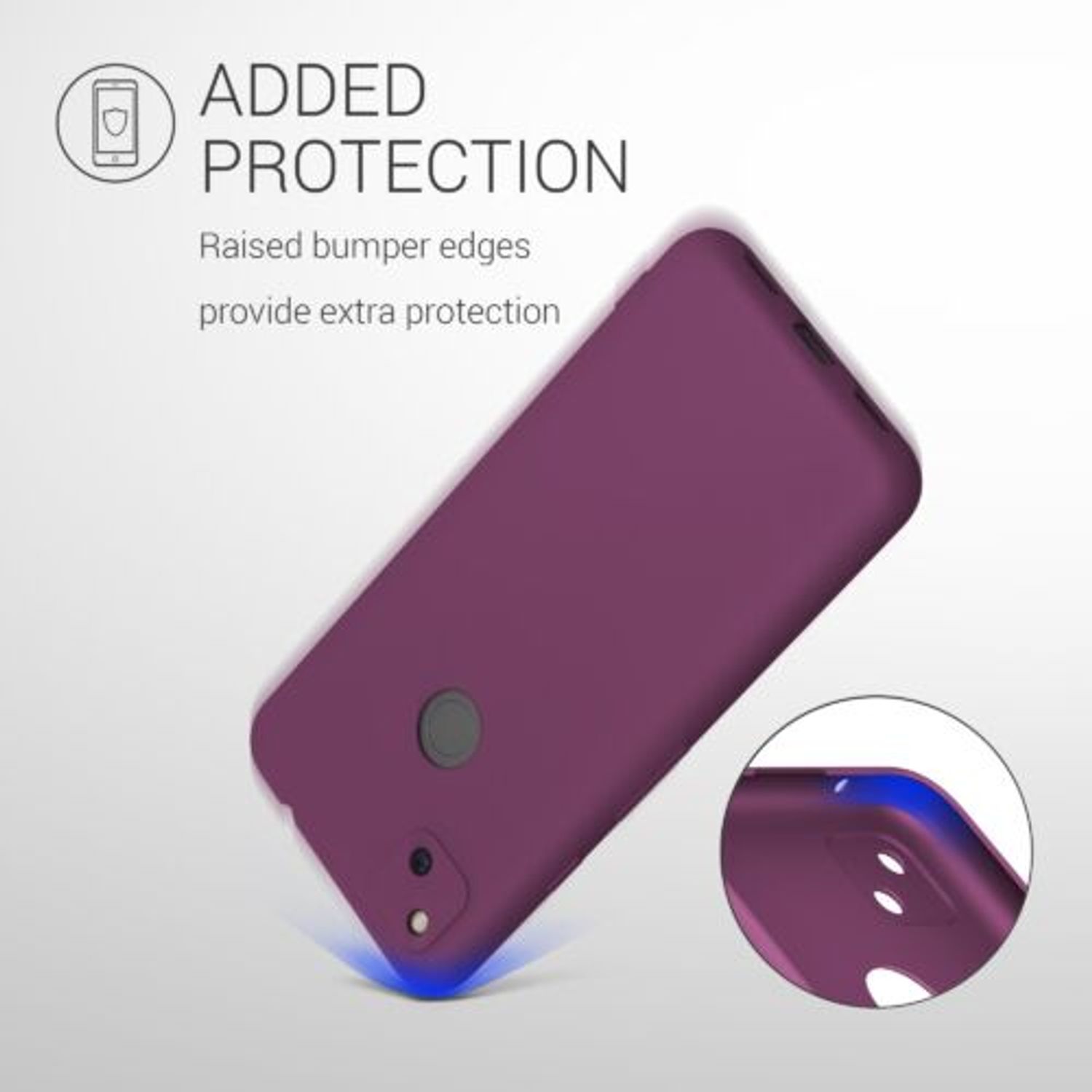 Husa pentru Google Pixel 4a, Silicon, Violet, 52357.187 fotografia produsului View 7 L