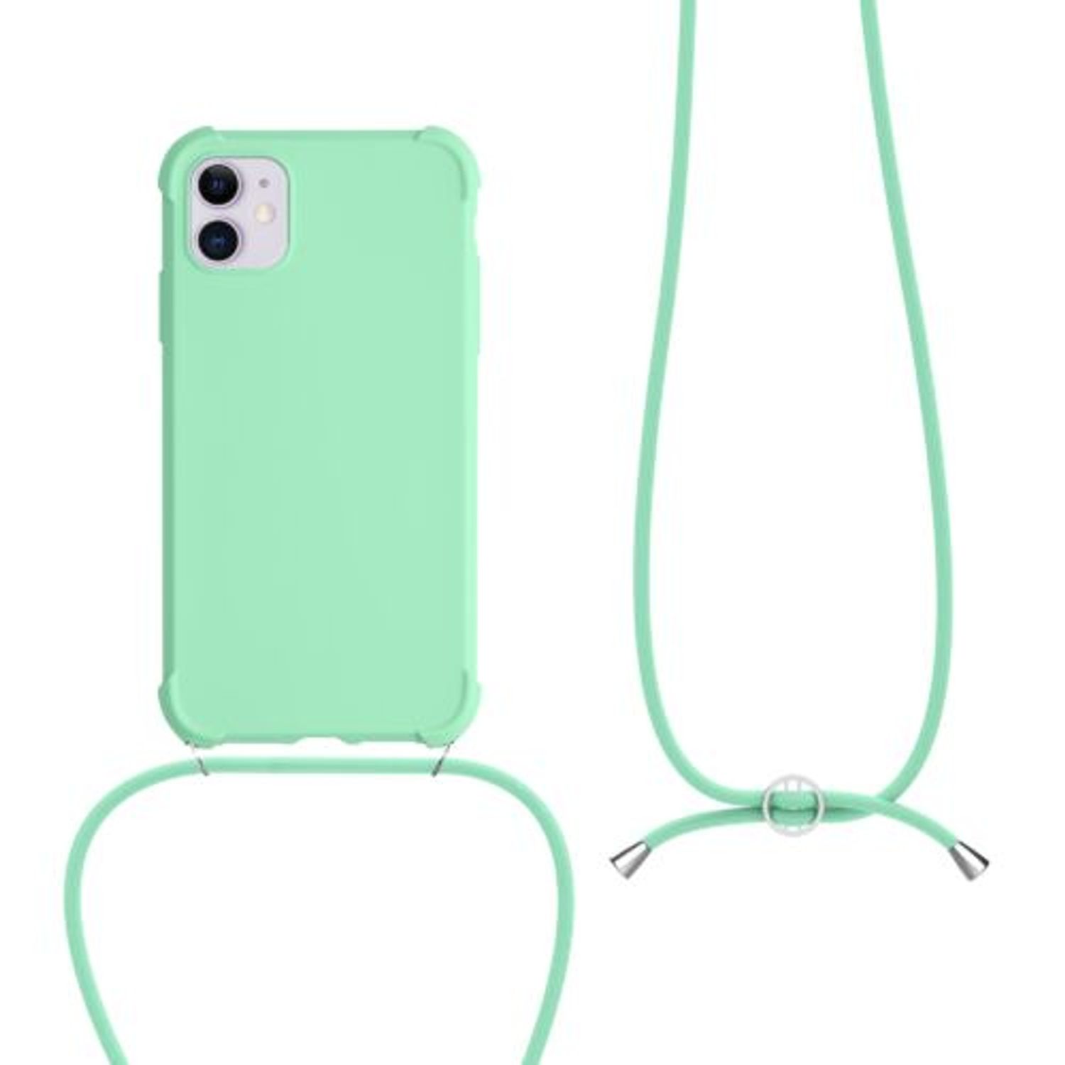 Husa pentru Apple iPhone 11, Silicon, Verde, 53838.71, Kwmobile fotografia produsului View 2 L