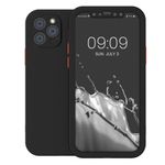 Husa pentru Apple iPhone 12/iPhone 12 Pro, Plastic, Negru, 56432.01, Kwmobile fotografia produsului View 2 S