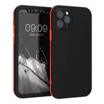 Husa pentru Apple iPhone 12/iPhone 12 Pro, Plastic, Negru, 56432.01, Kwmobile fotografia produsului