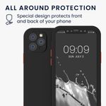 Husa pentru Apple iPhone 12/iPhone 12 Pro, Plastic, Negru, 56432.01, Kwmobile fotografia produsului View 5 S