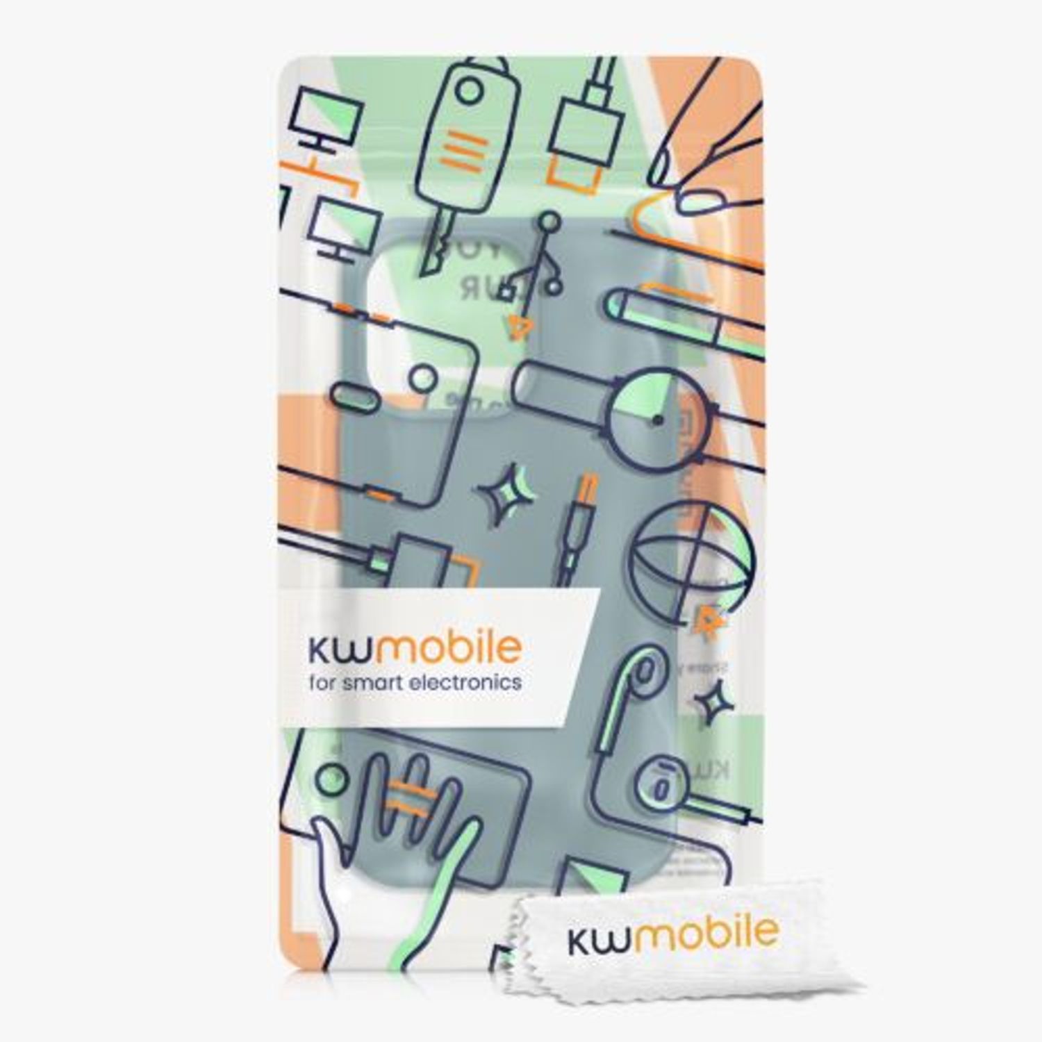 Husa Kwmobile pentru Apple iPhone 13 Pro, Silicon, Verde, 55880.207 fotografia produsului View 10 L