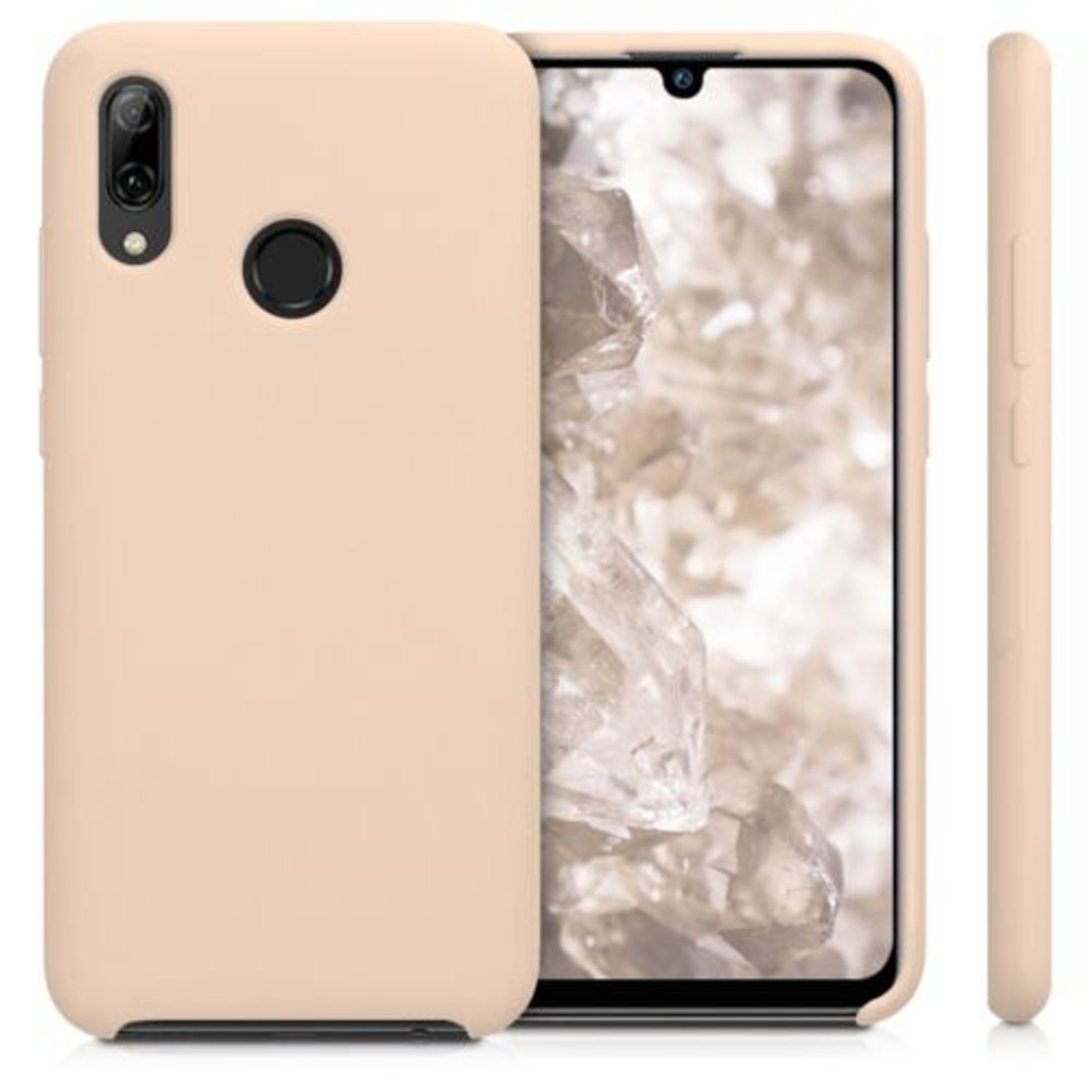 Husa pentru Huawei P Smart (2019), Silicon, Crem, 47824.154 fotografia produsului View 2 L