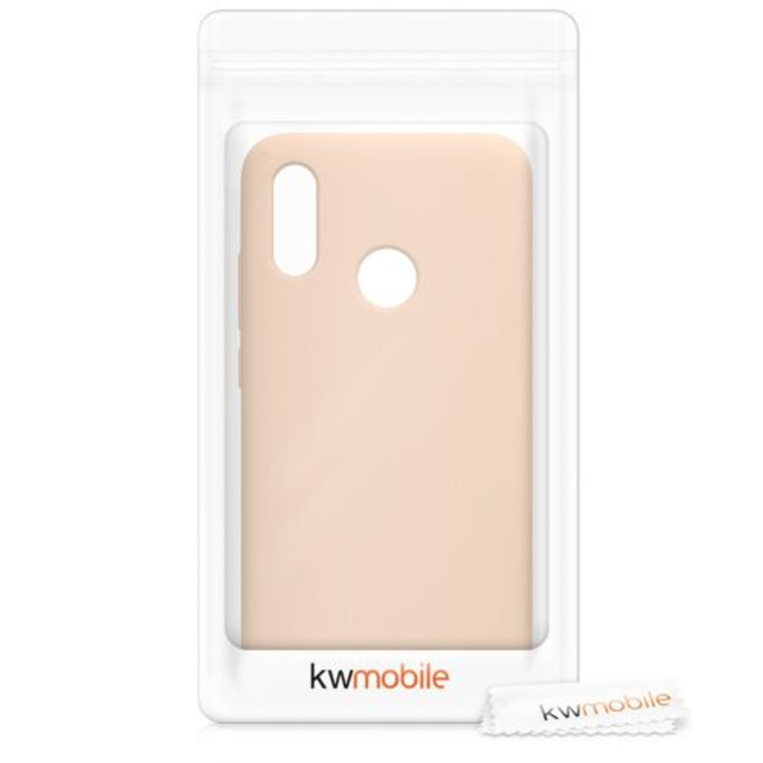 Husa pentru Huawei P Smart (2019), Silicon, Crem, 47824.154 fotografia produsului View 8 L
