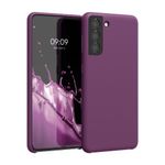 Husa pentru Samsung Galaxy S21, Silicon, Mov, 54056.197 fotografia produsului