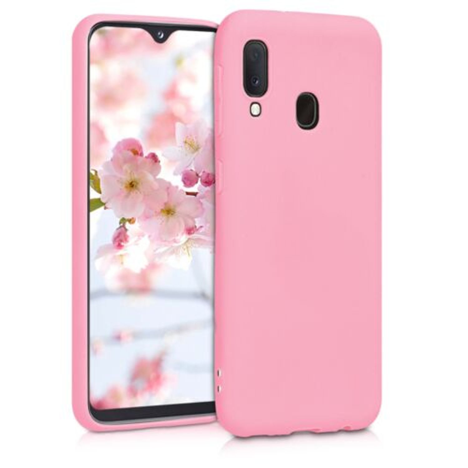 Husa pentru Samsung Galaxy A20e, Silicon, Roz, 48738.123 fotografia produsului