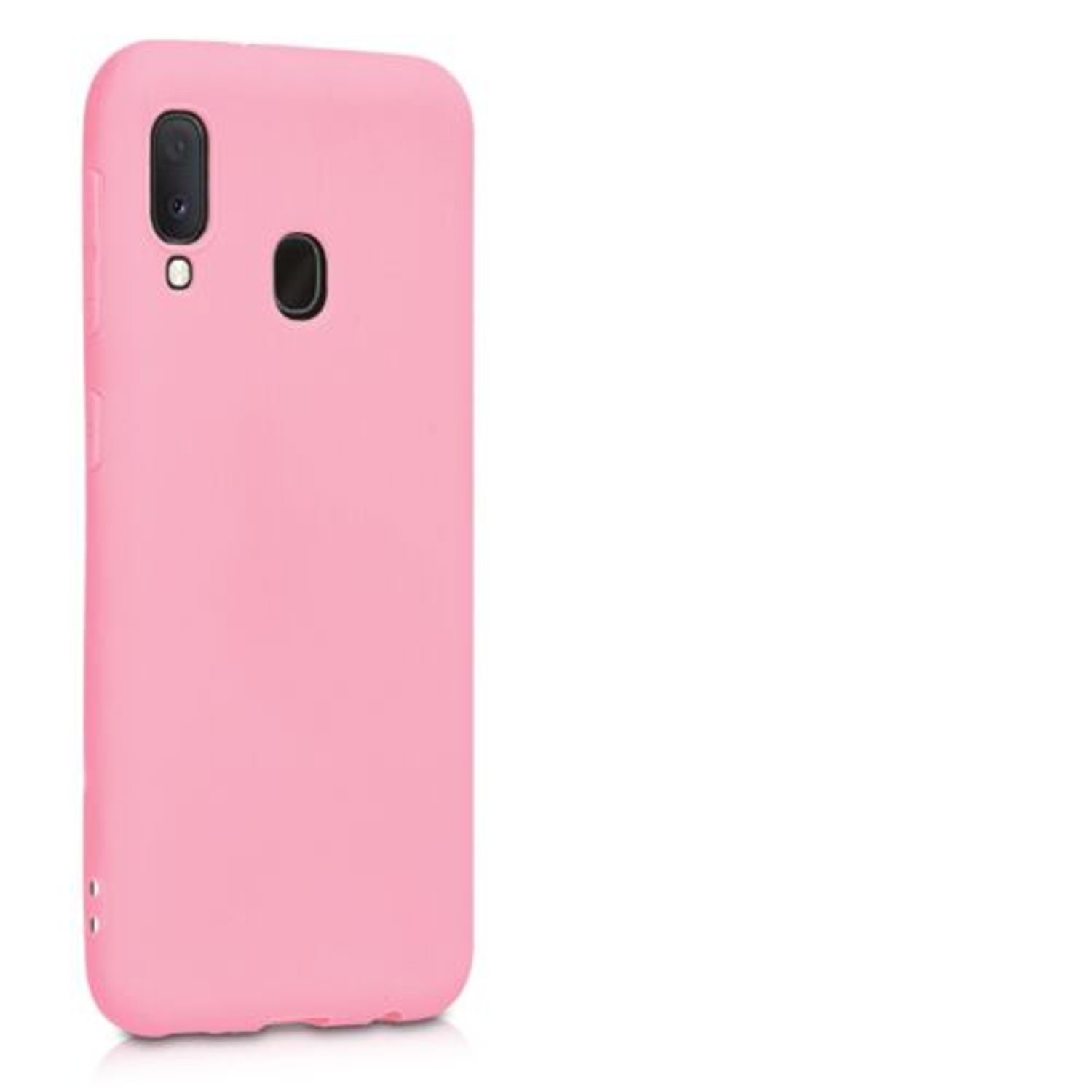 Husa pentru Samsung Galaxy A20e, Silicon, Roz, 48738.123 fotografia produsului View 8 L
