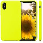 Husa pentru Apple iPhone X/iPhone XS, Silicon, Galben, 42495.149 fotografia produsului View 2 S