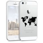 Husa pentru Apple iPhone 5/iPhone 5s/iPhone SE, Silicon, Negru, 40657.04 fotografia produsului