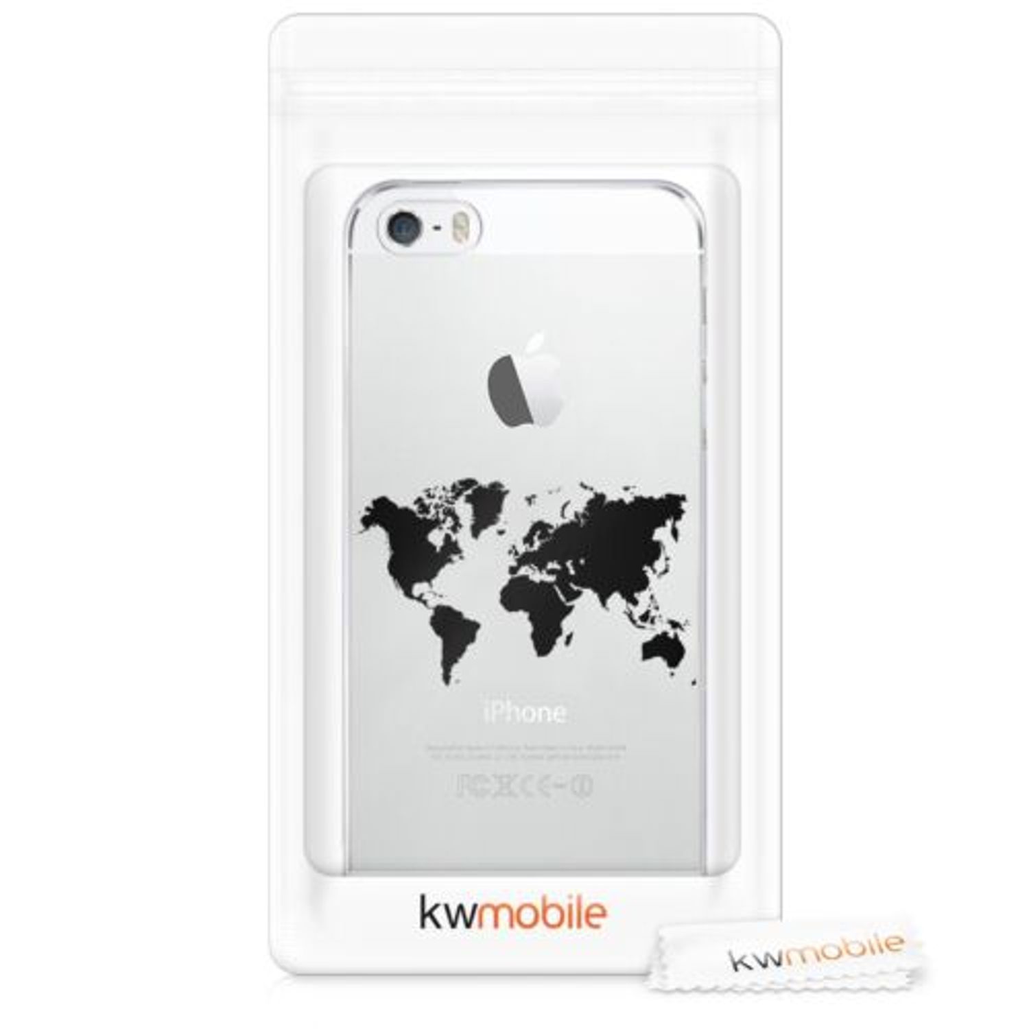 Husa pentru Apple iPhone 5/iPhone 5s/iPhone SE, Silicon, Negru, 40657.04 fotografia produsului View 7 L