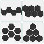 Set 6 Panouri pluta hexagonal Navaris, 15 x 17 cm, 10 pini, 46230.02 fotografia produsului View 8 S