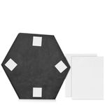 Set 6 Panouri pluta hexagonal Navaris, 15 x 17 cm, 10 pini, 46230.02 fotografia produsului View 9 S