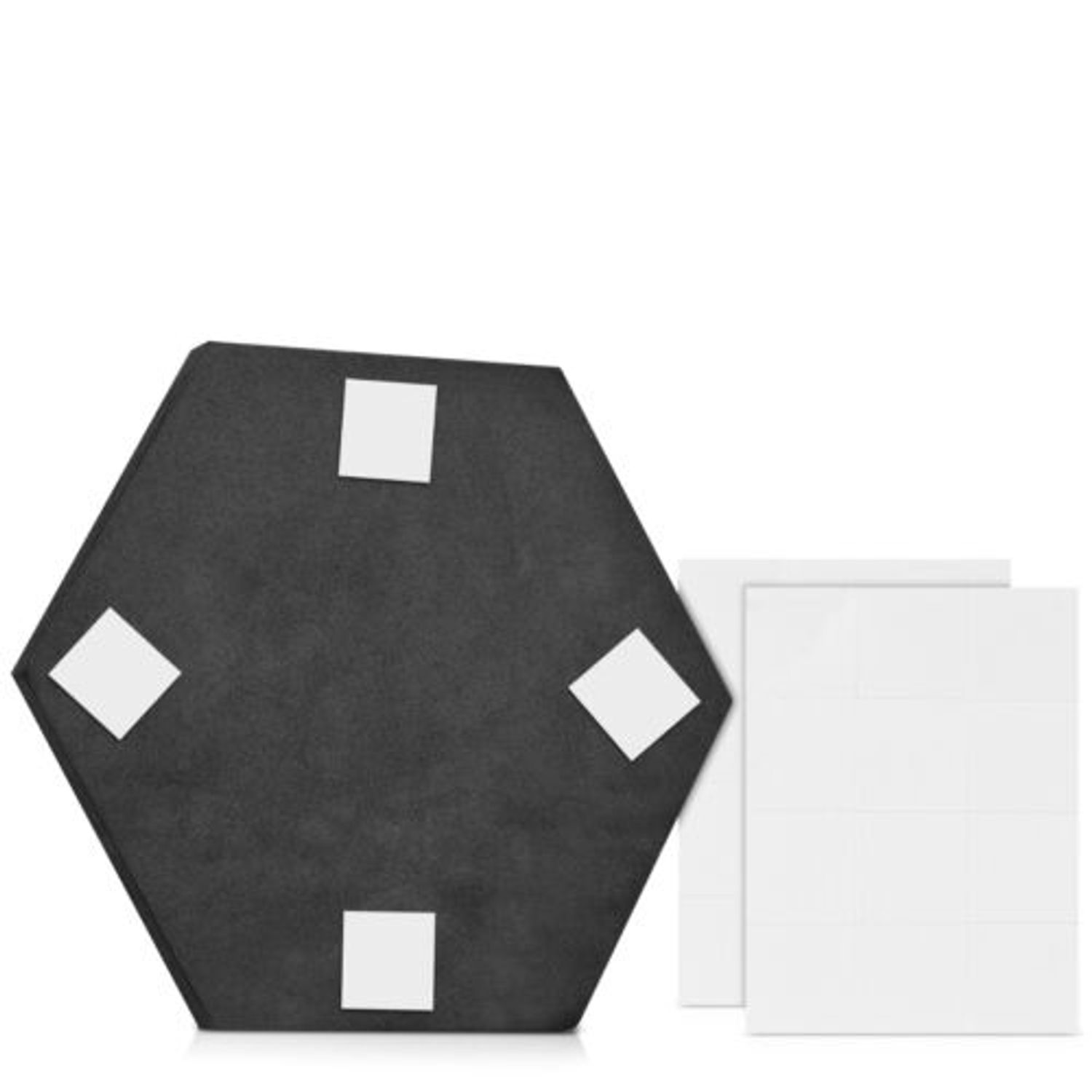 Set 6 Panouri pluta hexagonal Navaris, 15 x 17 cm, 10 pini, 46230.02 fotografia produsului View 9 L