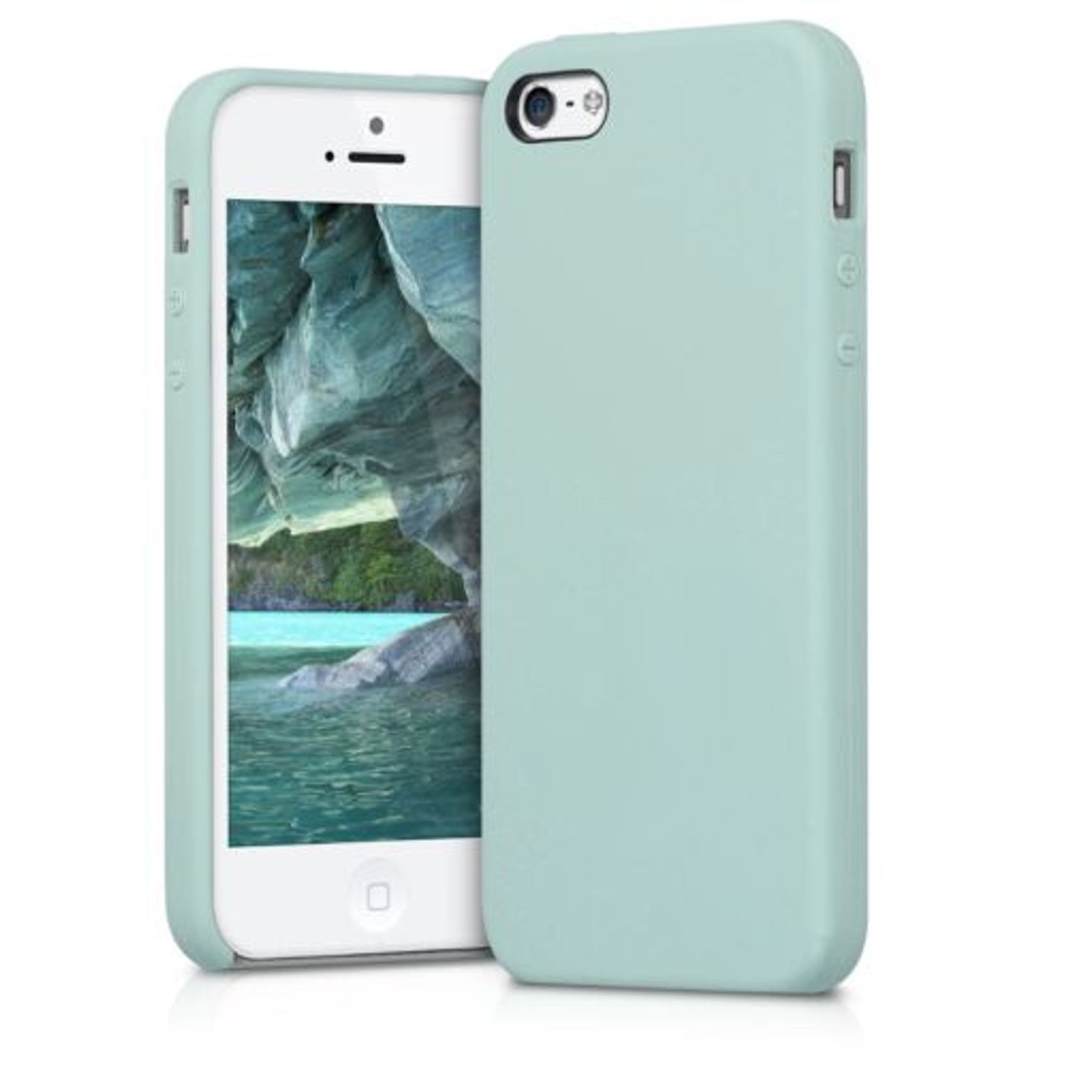 Husa pentru Apple iPhone 5/iPhone 5s/iPhone SE, Silicon, Verde, 42766.50 fotografia produsului