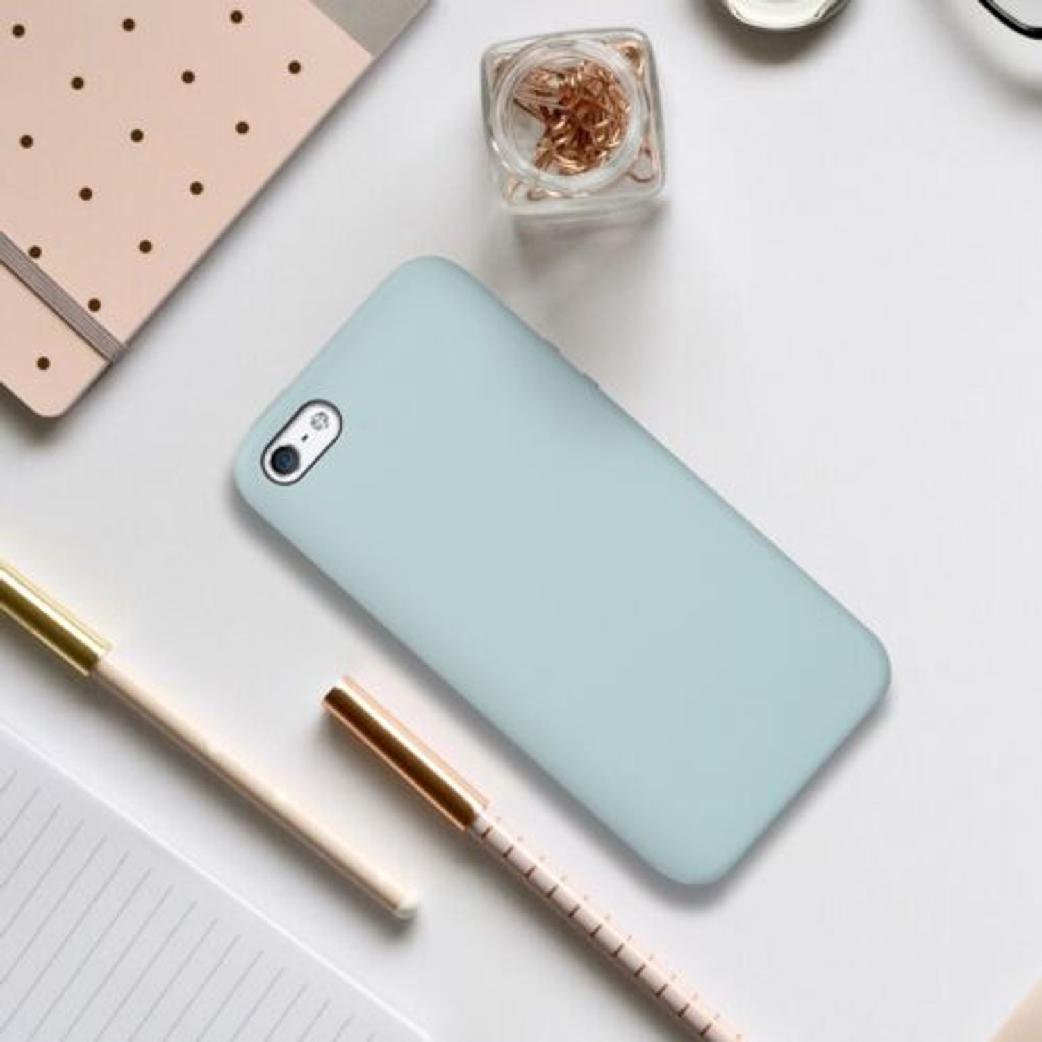 Husa pentru Apple iPhone 5/iPhone 5s/iPhone SE, Silicon, Verde, 42766.50 fotografia produsului View 3 L