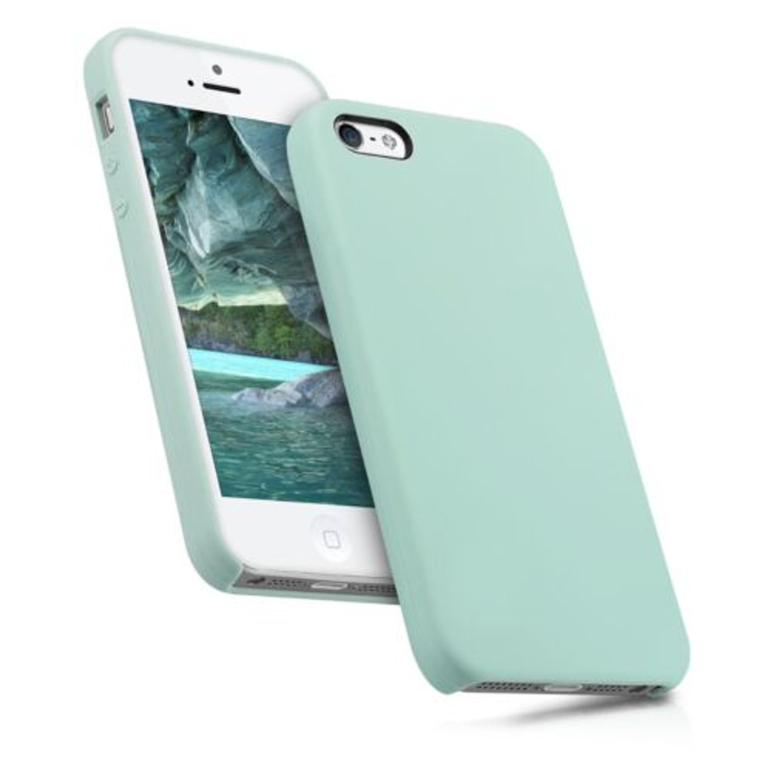 Husa pentru Apple iPhone 5/iPhone 5s/iPhone SE, Silicon, Verde, 42766.50 fotografia produsului View 2 L
