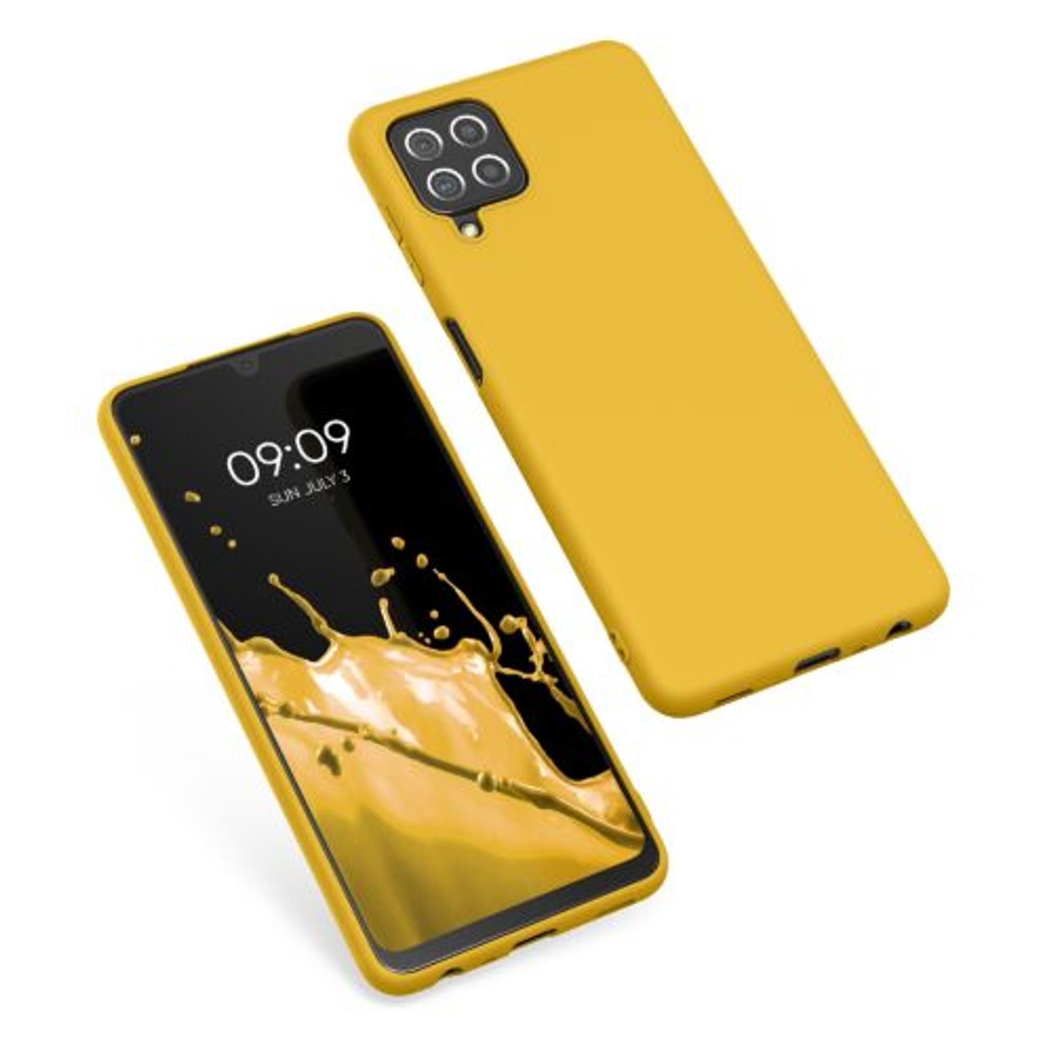 Husa pentru Samsung Galaxy A22, Silicon, Galben, 55493.143 fotografia produsului View 2 L