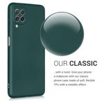 Husa pentru Samsung Galaxy A22, Silicon, Verde, 55495.14 fotografia produsului View 3 S