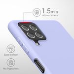 Husa pentru Samsung Galaxy A22, Silicon, Mov, 55493.139 fotografia produsului View 4 S