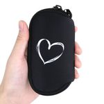 Husa pentru mouse Apple Magic Mouse 2/Magic Mouse 1, Kwmobile, Negru/Alb, Neopren, 51118.03 fotografia produsului View 5 S