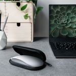 Husa pentru mouse Apple Magic Mouse 2/Magic Mouse 1, Kwmobile, Negru/Alb, Neopren, 51118.03 fotografia produsului View 3 S