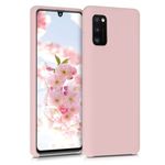 Husa pentru Samsung Galaxy A41, Silicon, Roz, 52301.52 fotografia produsului