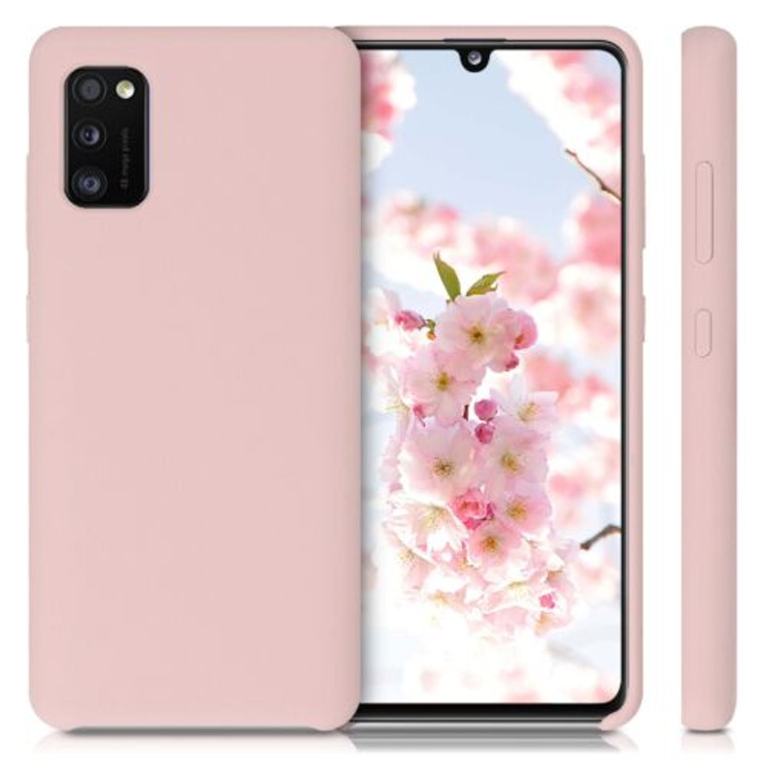 Husa pentru Samsung Galaxy A41, Silicon, Roz, 52301.52 fotografia produsului View 7 L