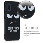 Husa pentru Samsung Galaxy A41, Silicon, Negru, 52253.02 fotografia produsului View 4 S