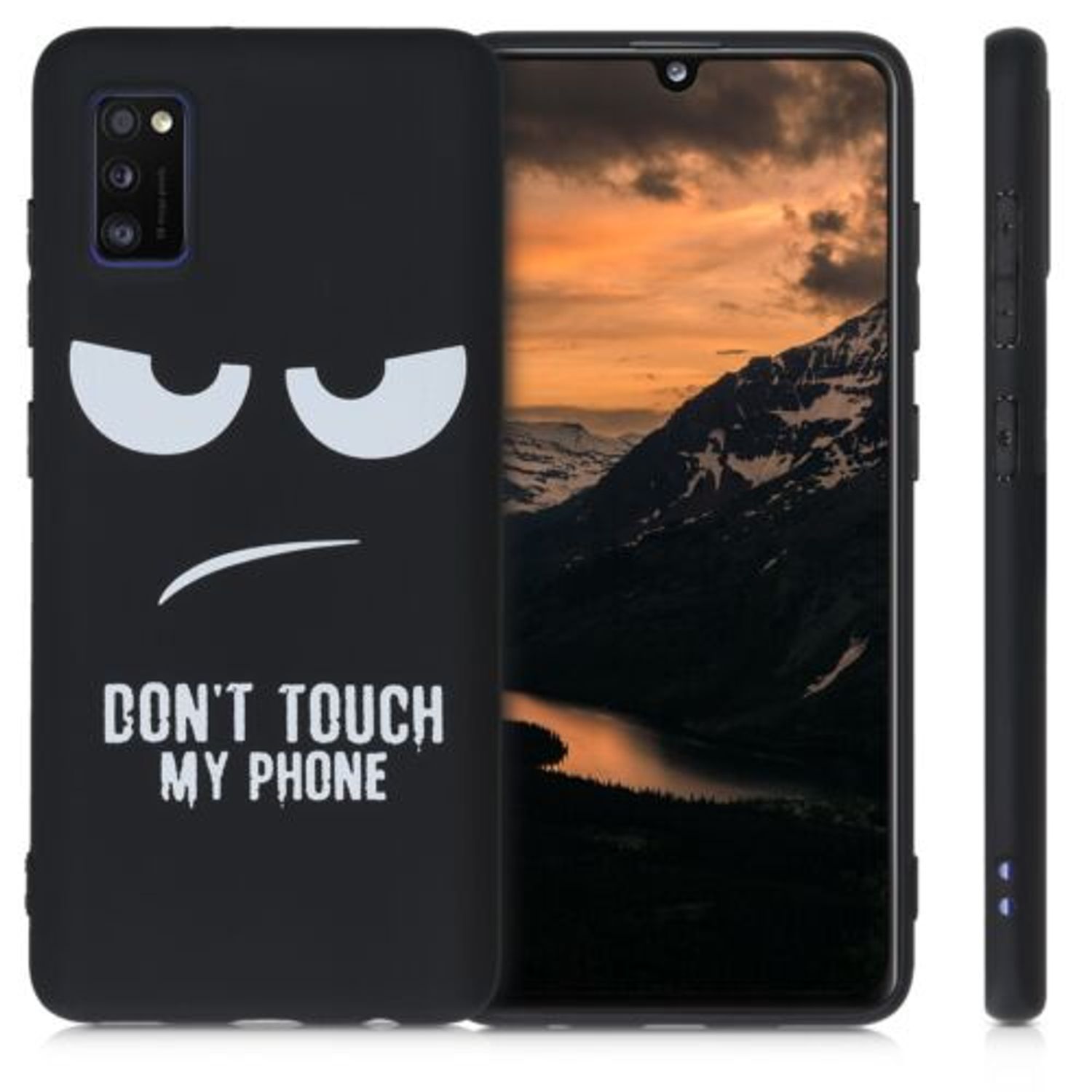Husa pentru Samsung Galaxy A41, Silicon, Negru, 52253.02 fotografia produsului View 2 L