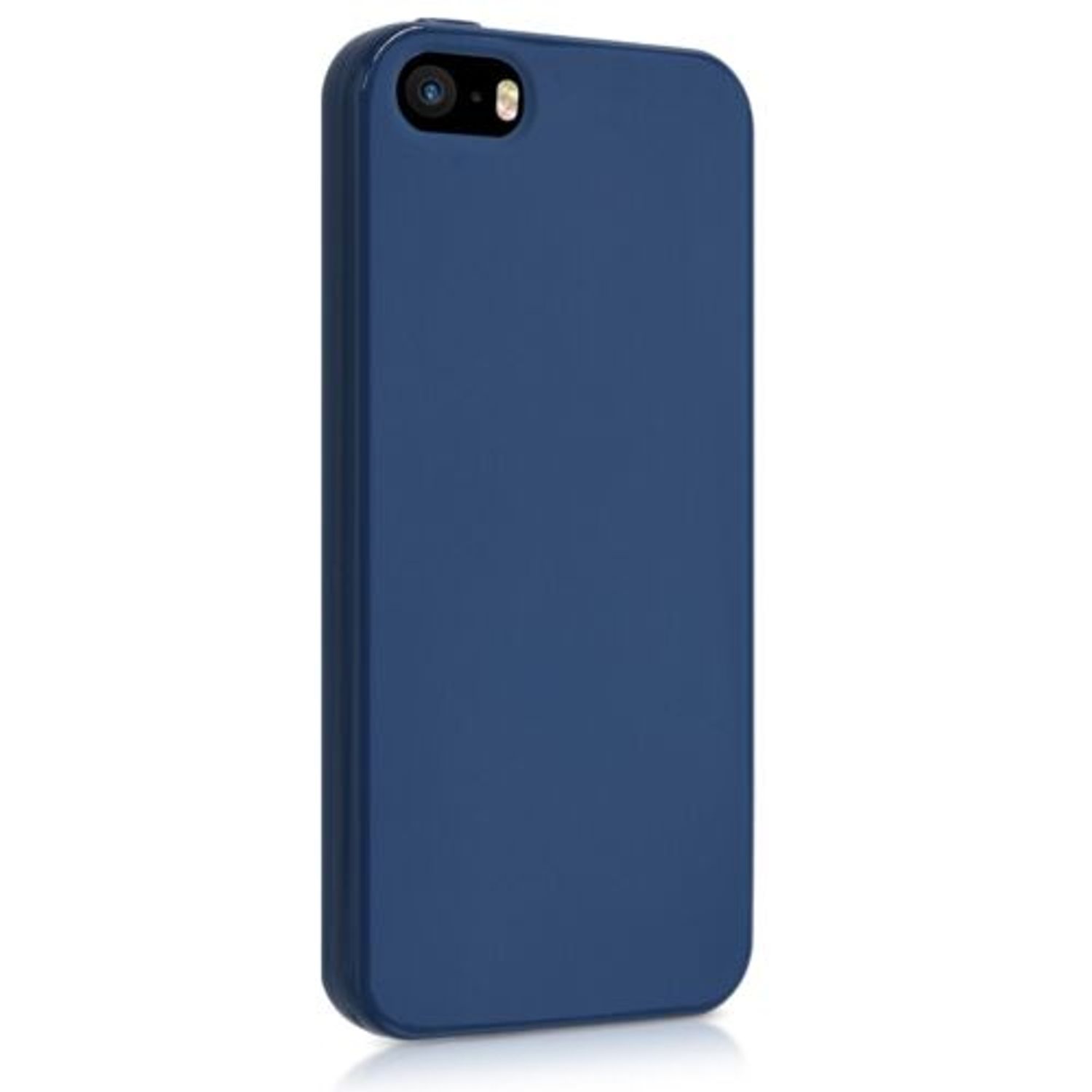 Husa pentru Apple iPhone 5/iPhone 5s/iPhone SE, Silicon, Albastru, 33098.116 fotografia produsului View 7 L