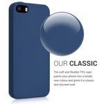 Husa pentru Apple iPhone 5/iPhone 5s/iPhone SE, Silicon, Albastru, 33098.116 fotografia produsului View 5 S