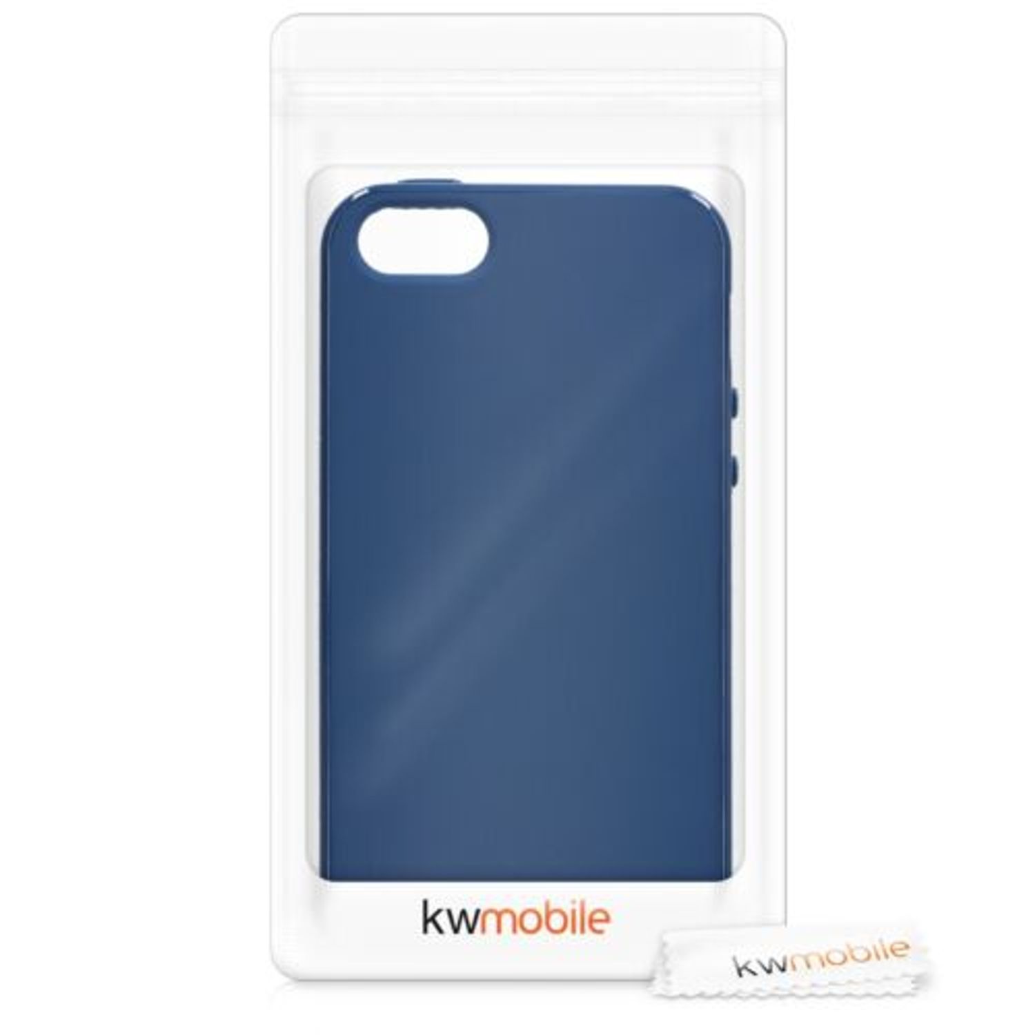 Husa pentru Apple iPhone 5/iPhone 5s/iPhone SE, Silicon, Albastru, 33098.116 fotografia produsului View 8 L