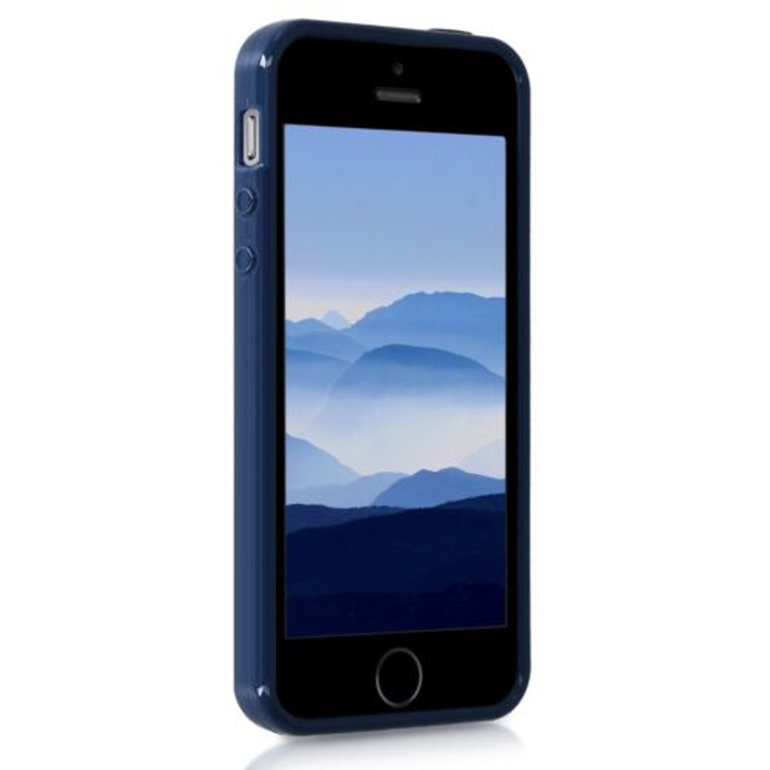 Husa pentru Apple iPhone 5/iPhone 5s/iPhone SE, Silicon, Albastru, 33098.116 fotografia produsului View 6 L