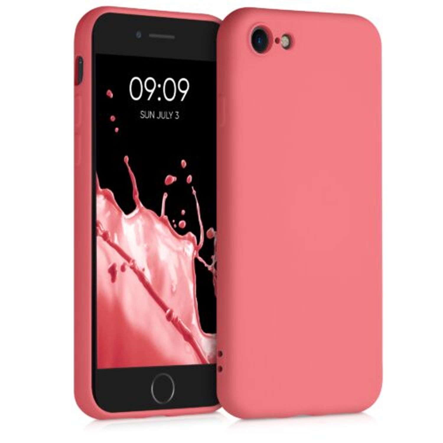 Husa pentru iPhone 8/iPhone 7/iPhone SE 2, Silicon, Roz, 49979.219 fotografia produsului