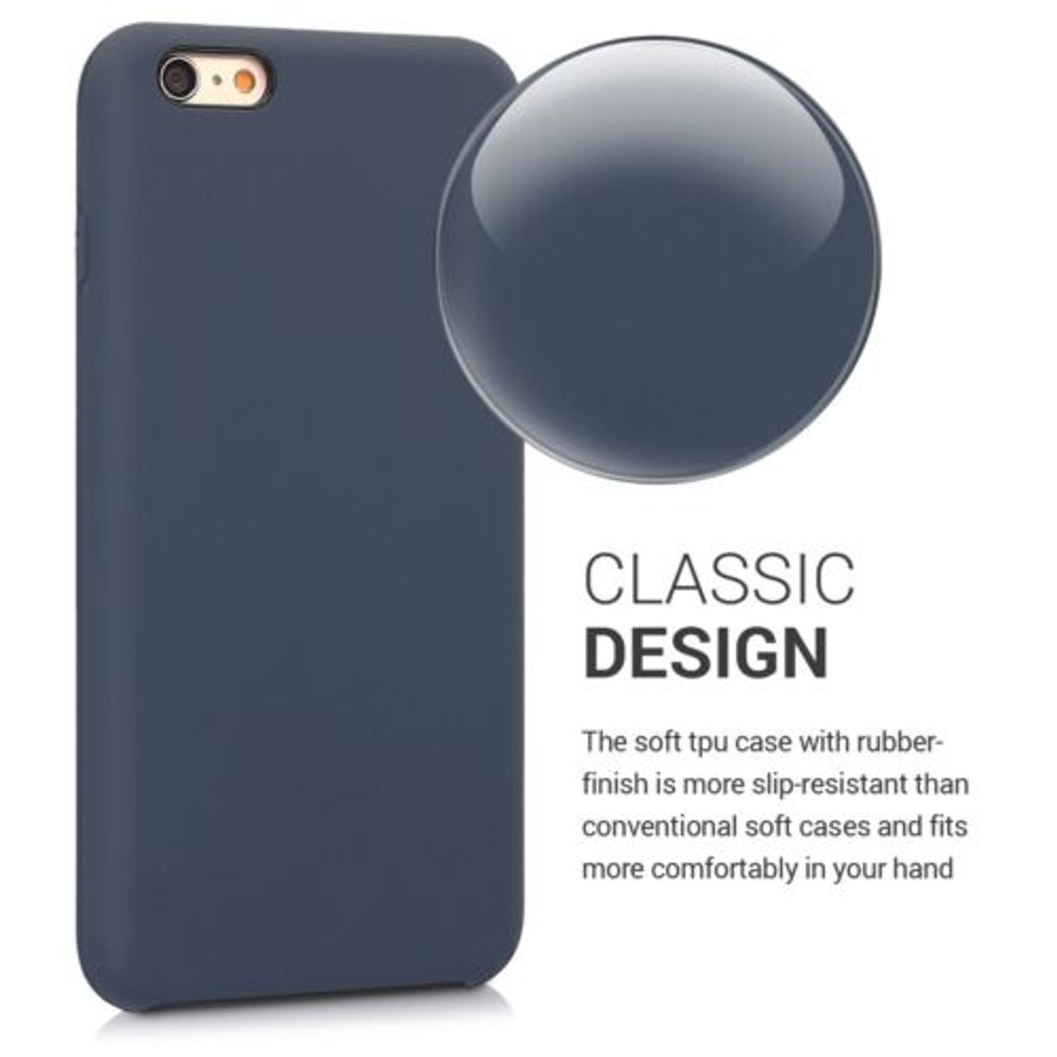 Husa pentru Apple iPhone 6 Plus/iPhone 6s Plus, Silicon, Albastru, 40841.53 fotografia produsului View 4 L