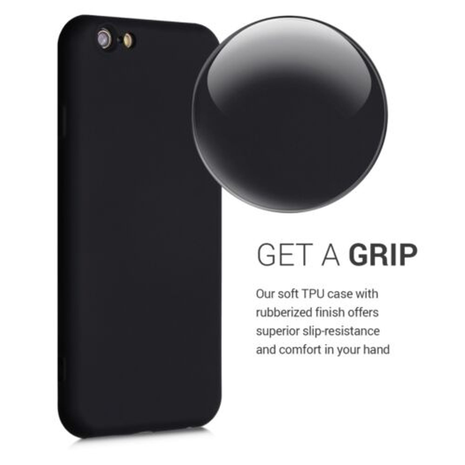 Husa pentru Apple iPhone 6/iPhone 6s, Silicon, Negru, 49980.47 fotografia produsului View 5 L