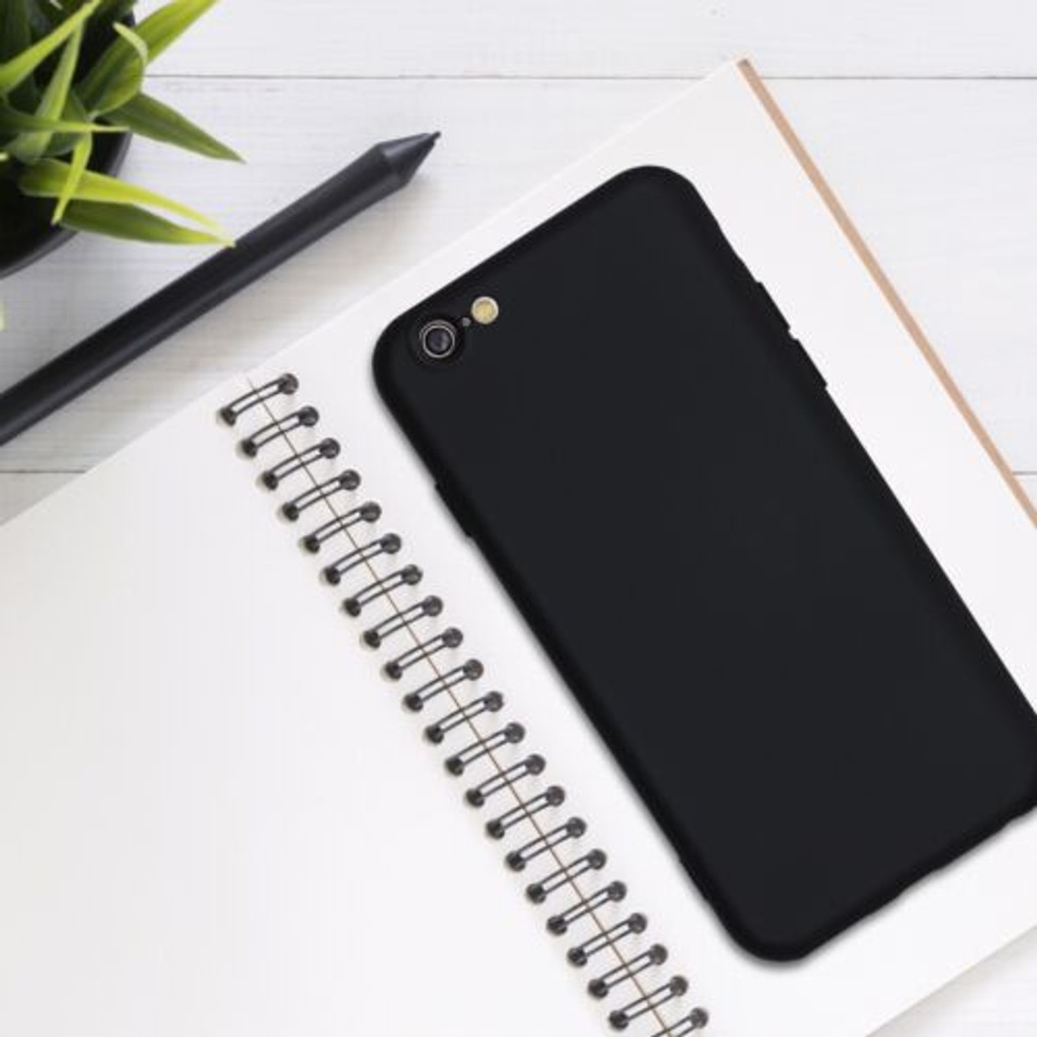 Husa pentru Apple iPhone 6/iPhone 6s, Silicon, Negru, 49980.47 fotografia produsului View 3 L