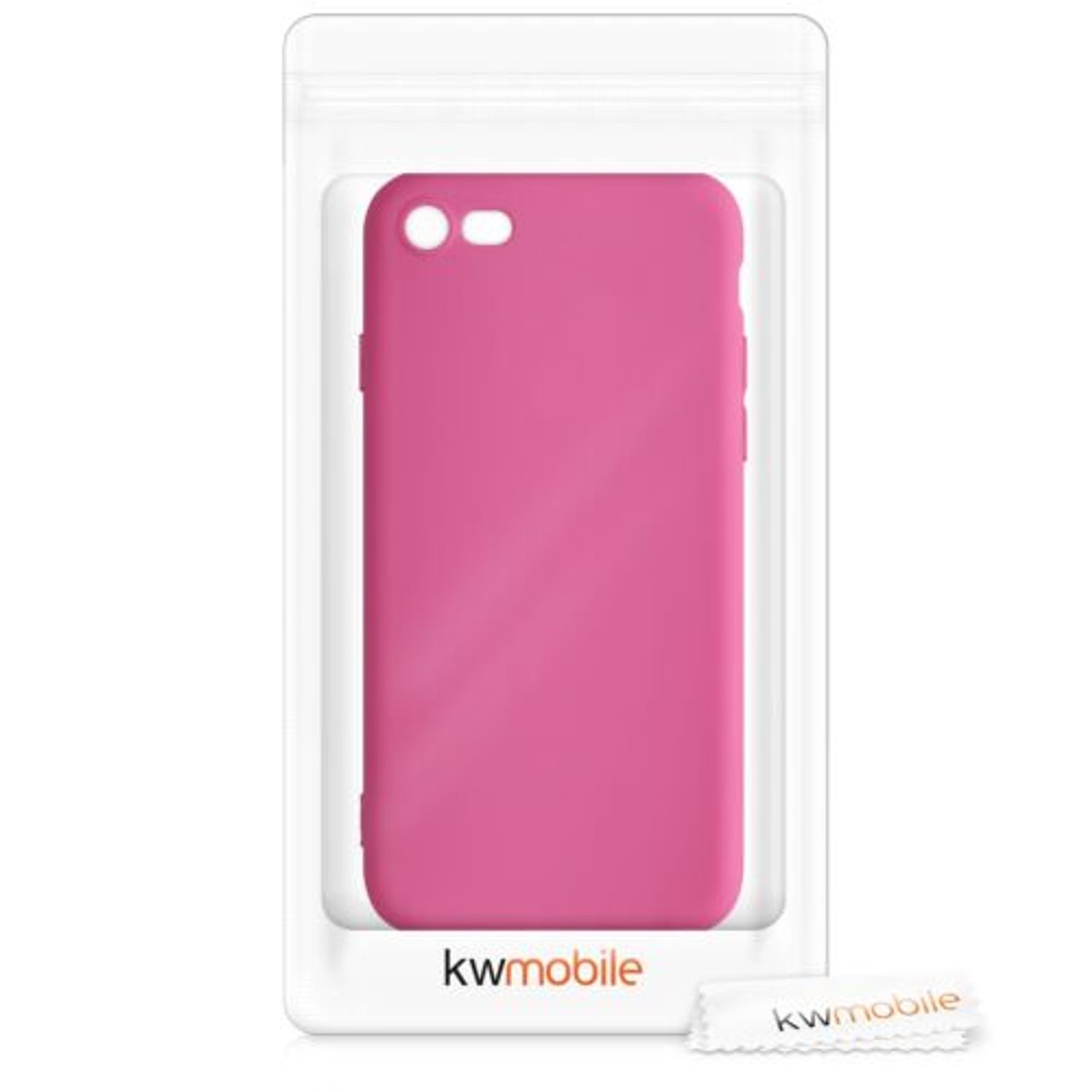 Husa pentru Apple iPhone 8/iPhone 7/iPhone SE 2, Silicon, Roz, 39458.08 fotografia produsului View 7 L