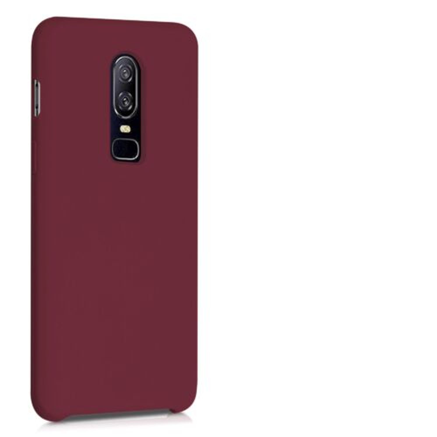 Husa pentru OnePlus 6, Silicon, Violet, 46122.209 fotografia produsului View 8 L