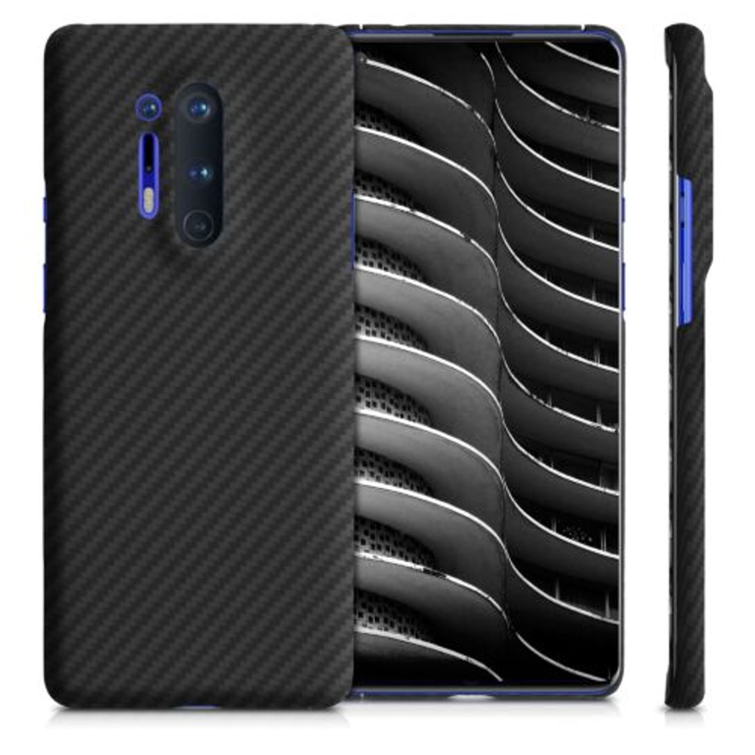Husa pentru OnePlus 8 Pro, Aramida, Negru, 51711.47 fotografia produsului View 2 L