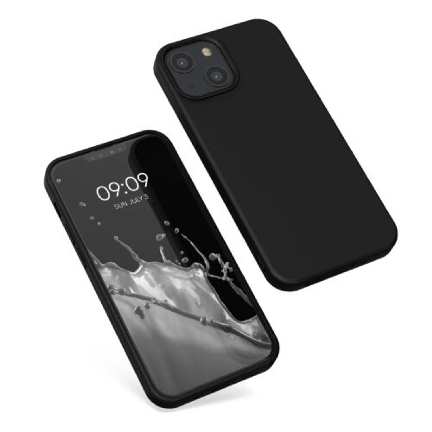 Husa pentru iPhone 13 Mini, Silicon, Negru, 55931.47 fotografia produsului View 2 L