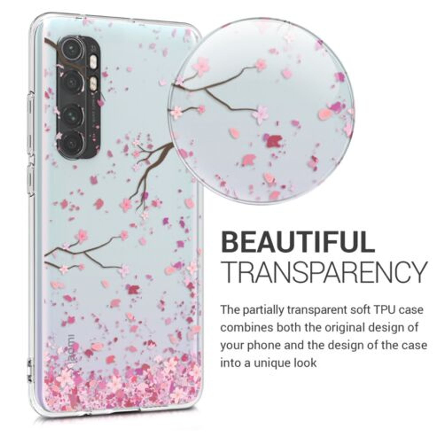 Husa pentru Xiaomi Mi Note 10 Lite, Silicon, Multicolor, 52447.02 fotografia produsului View 4 L